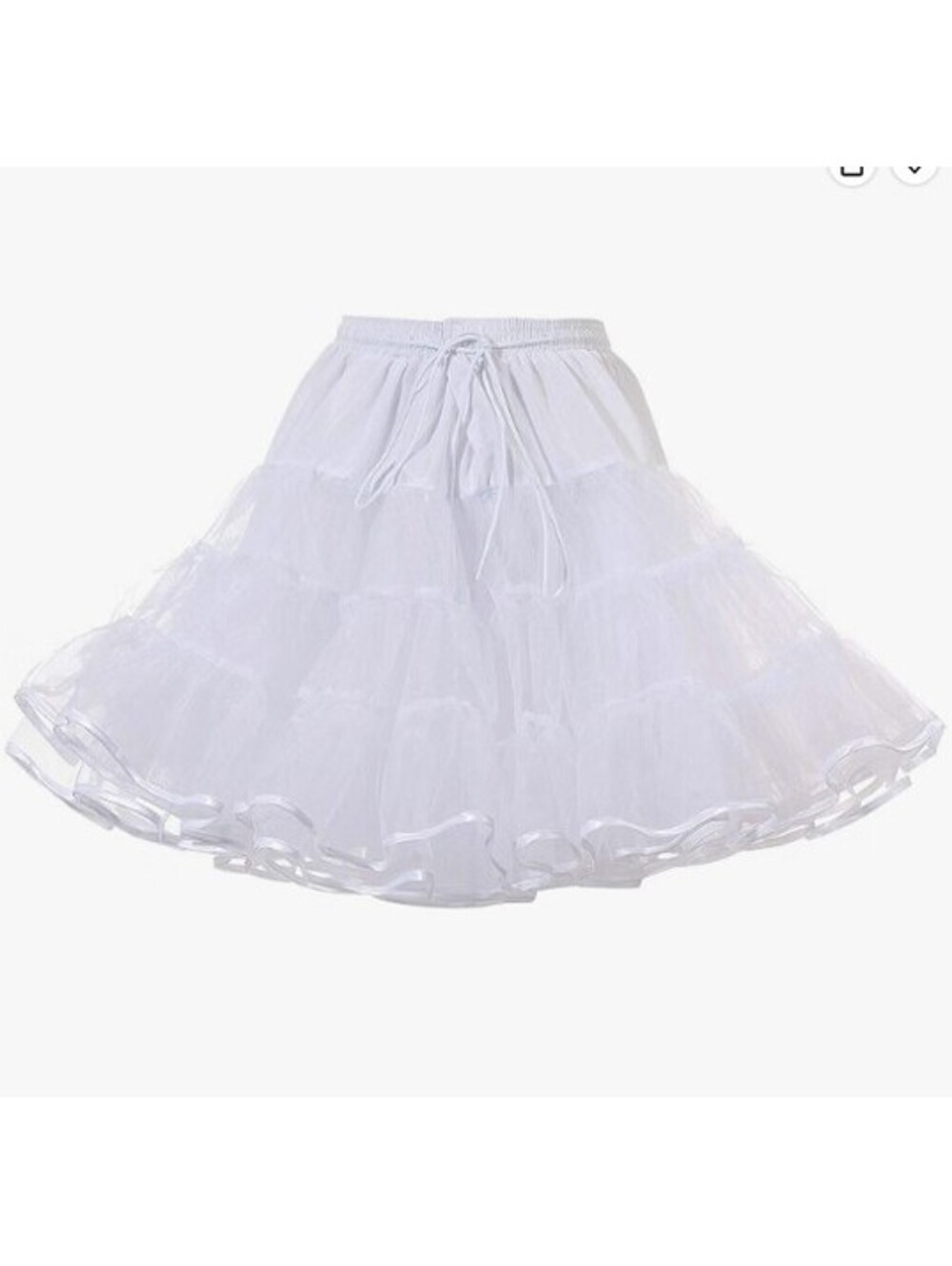 Warmdecor | One Size | 2-Layer Tulle Petticoat Underskirt